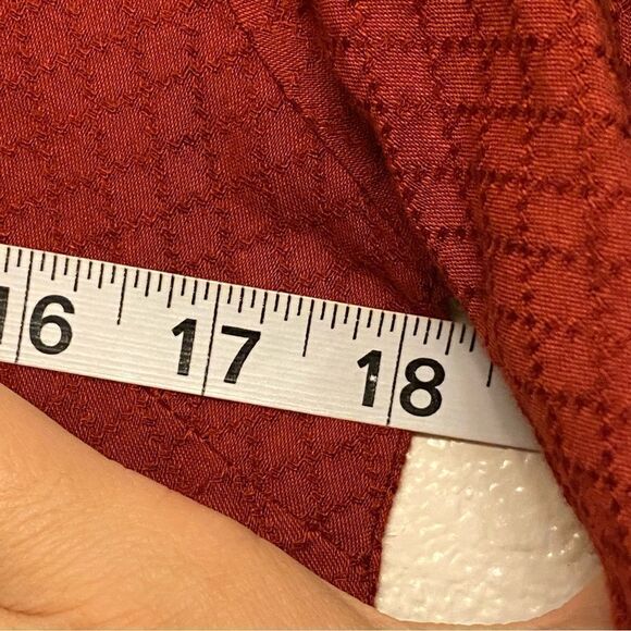 Knox rose red Balloon Long Sleeve Embroidered boho tassel oversized Dress -S - Picture 11 of 13